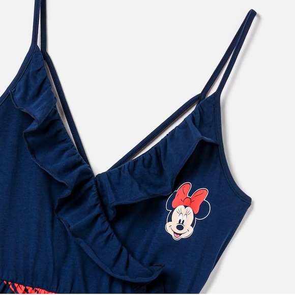 Disney Shirts & Dresses - Mickey & Minnie Mouse Outfits Cotton Plant Print - Picture 2 of 11